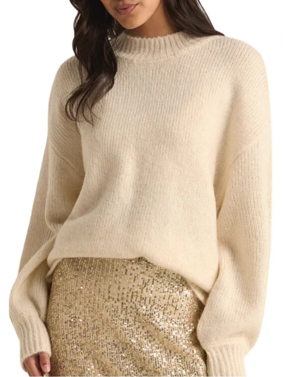 Z Supply Sweaters - Z Supply Danica Sweater in Sea Salt Size Medium NWT Preppy Capsule Wardrobe $89